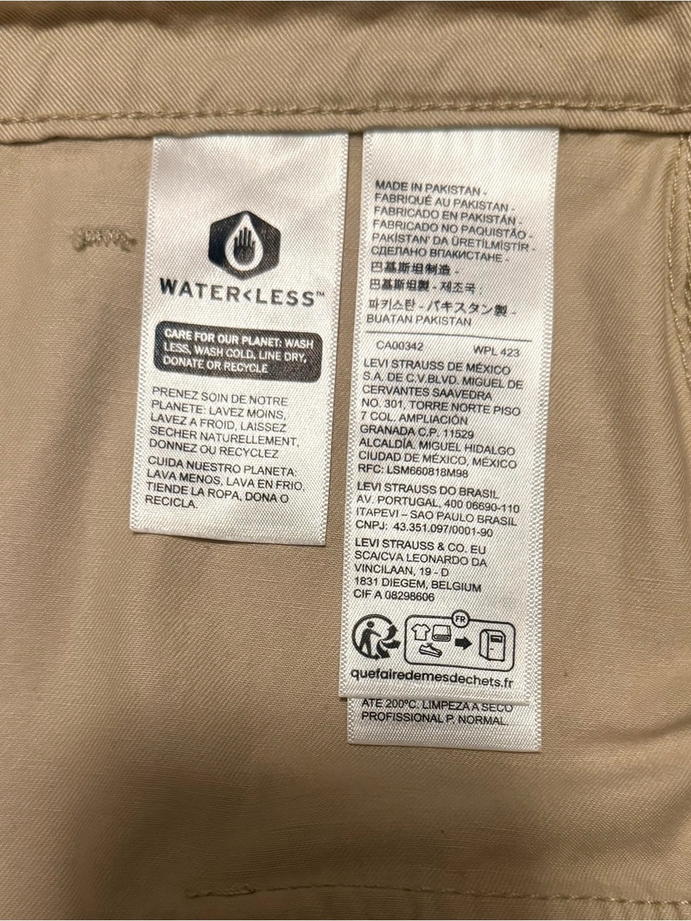 Levi's Khaki Cargo Mini Skirt - Picture 5 of 5